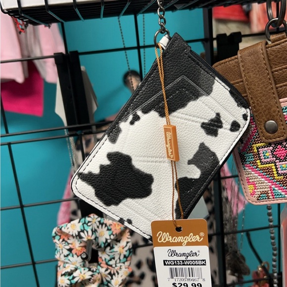 Cow hide card holder wallet - Picture 2 of 2